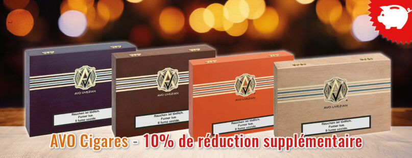 AVO Cigares - 10% de réduction supplémentaire