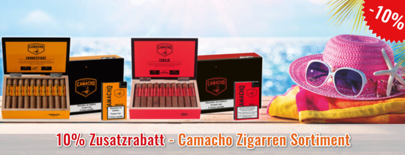 10% Zusatzrabatt - Camacho Zigarren Sortiment
