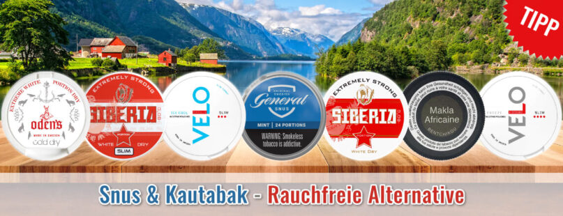 Snus & Kautabak - Rauchfreie Alternative