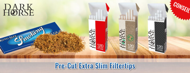 Pre-Cut Extra Slim Filtertips