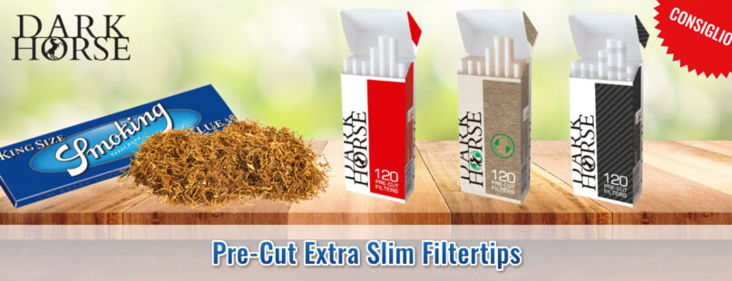 Pre-Cut Extra Slim Filtertips