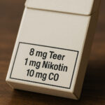 8 mg Teer, 1 mg Nikotin, 10 mg CO