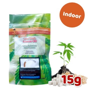 Trend Indoor Helvetic Powerplant CBD Hanfblüten 15g