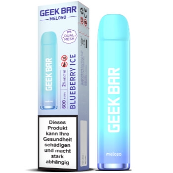 Geek Bar Meloso Blueberry Ice 600 Puffs - 2% Nikotin