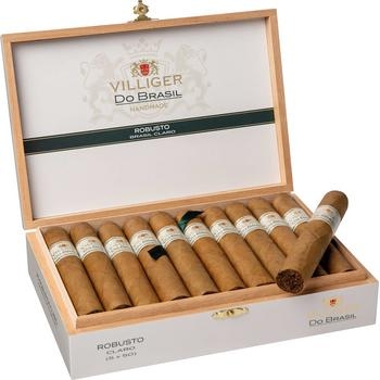 Villiger do Brasil Claro Robusto - 20 Zigarren offen