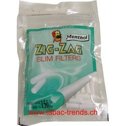 Zig-Zag Slim Filters Menthol