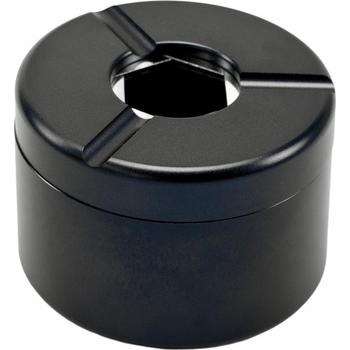 Ascher Aluminium black - Ø 80mm