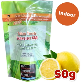 Trend Indoor Lemon Haze CBD Hanfblüten 50g
