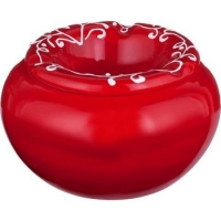 Keramikaschenbecher Ø 11.5cm rot