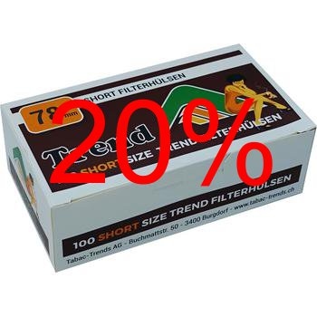 Aktion Trend Short 78mm Filterhülsen