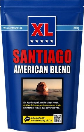 Santiago XL 250g Btl Volume American Blend