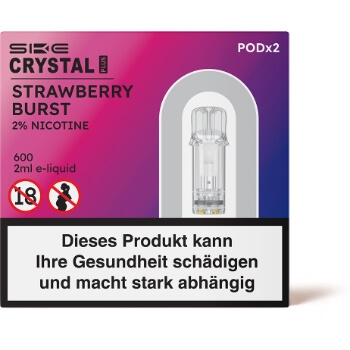 Crystal Plus POD Strawberry Burst - 2% Nikotin