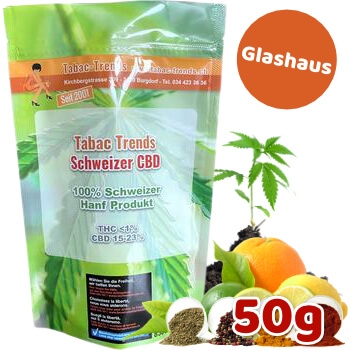 Trend Glasshouse Silver Haze CBD Hanfblüten 50g