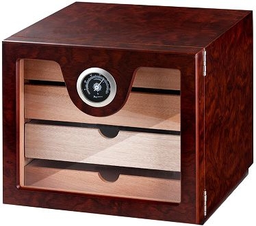 Humidor braun mit Acryltüre