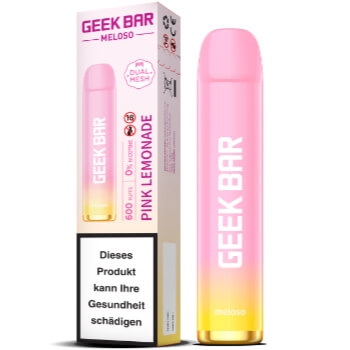 Geek Bar Meloso Pink Lemonade 600 Puffs - 0% Nikotin