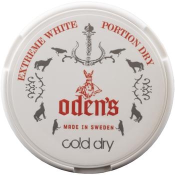 Oden's Cold Extreme White Dry Portion 16g Snus Front