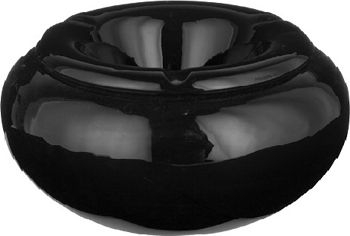 Windaschenbecher Keramik schwarz Ø 18 cm