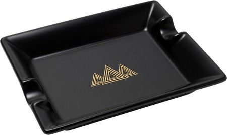 Keramik Aschenbecher mini schwarz
