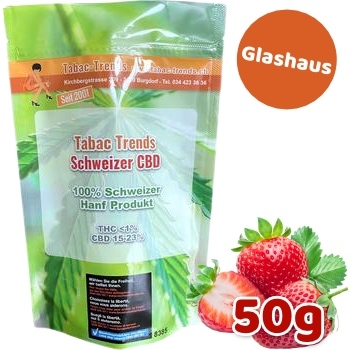 Trend Glasshouse Erdbeere CBD Hanfblüten 50g