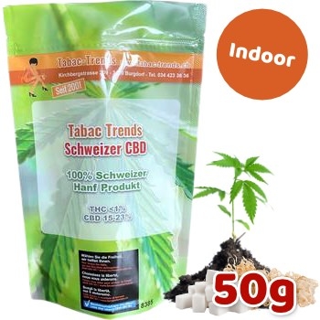 Trend Indoor Helvetic Powerplant CBD Hanfblüten 50g