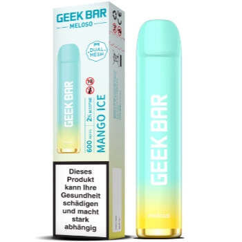 Geek Bar Meloso Mango Ice 600 Puffs - 2% Nikotin