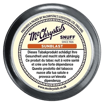 McChrystal's Sunblast Snuff - 12 x 8.75g