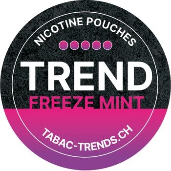 Trend Freeze Mint White Slim Pouches 25 mg/g