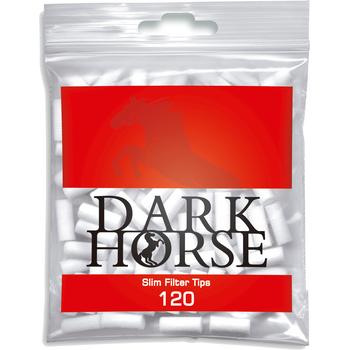 40 Beutel Filter mit Aktivkohle Dark Horse Slim Filter Tips Carbon 4 Boxen 