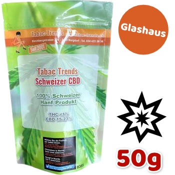 Trend Glasshouse Plutonium CBD Hanfblüten 50g