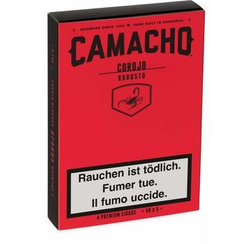 Etui mit 4 Zigarren - Camacho Corojo Robusto