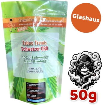 Trend Glasshouse Gorilla Glue CBD Hanfblüten 50g