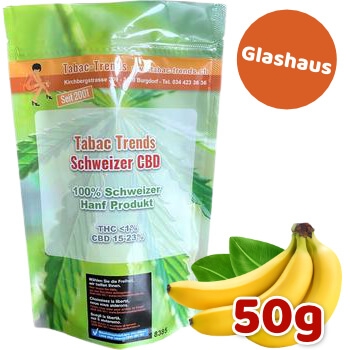 Trend Glasshouse Banana Berry CBD Hanfblüten 50g