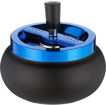 Schleuder Aschenbecher Belly schwarz-blau Ø 13cm