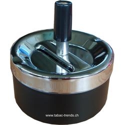 Schleuder Aschenbecher Ø 9cm schwarz