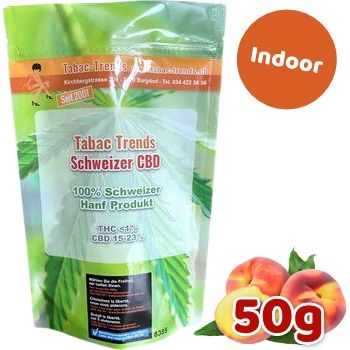 Trend Indoor Peach Kush CBD Hanfblüten 50g