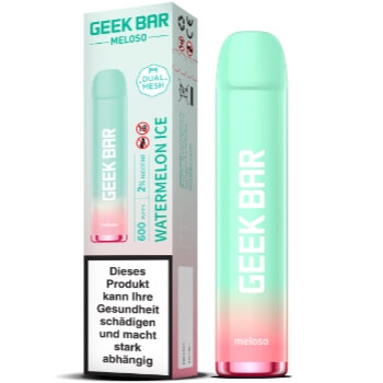 Geek Bar Meloso Watermelon Ice 600 Puffs - 2% Nikotin