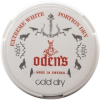 Oden's Cold Extreme White Dry Portion 16g Snus