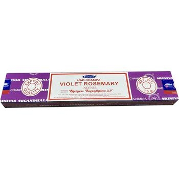 Räucherstäbchen Nag Champa Violet Rosemary