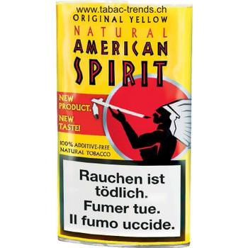 Sachet de tabac à cigarettes Natural American Spirit Yellow Tabac