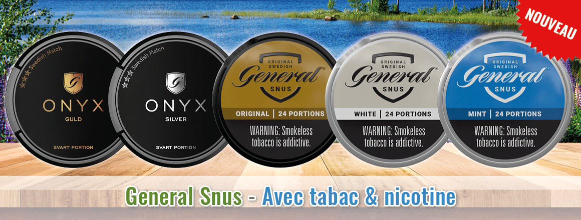 Nouvelles variétés de General snus