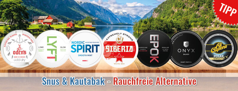 Snus & Kautabak - Rauchfreie Alternative