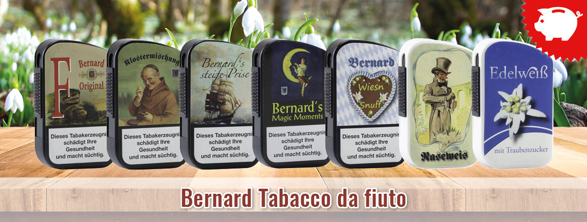 NUOVO - Bernard Tabacco da fiuto