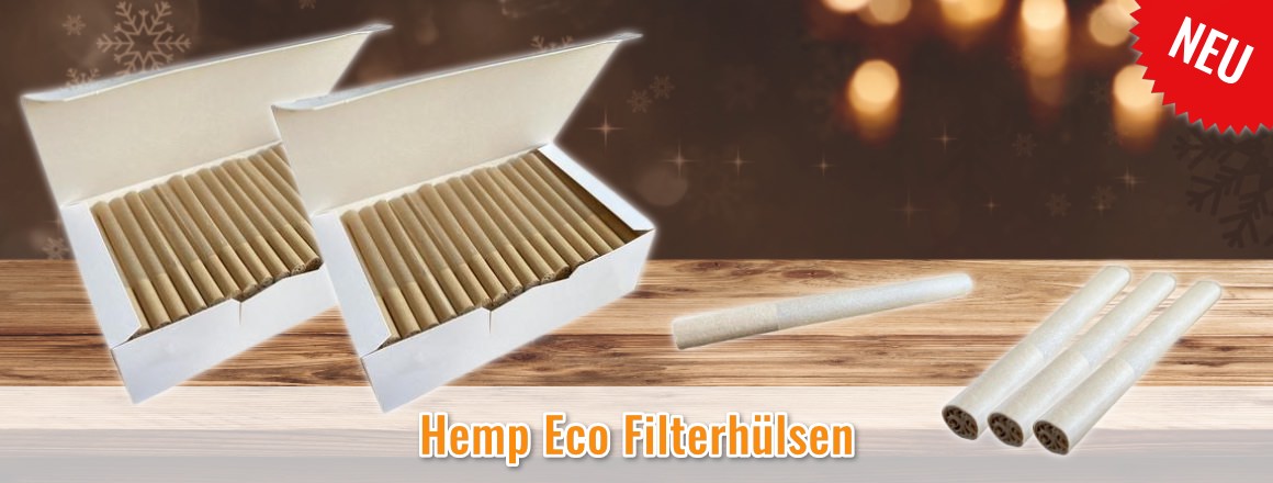 Neu - Hemp Eco Filterhülsen