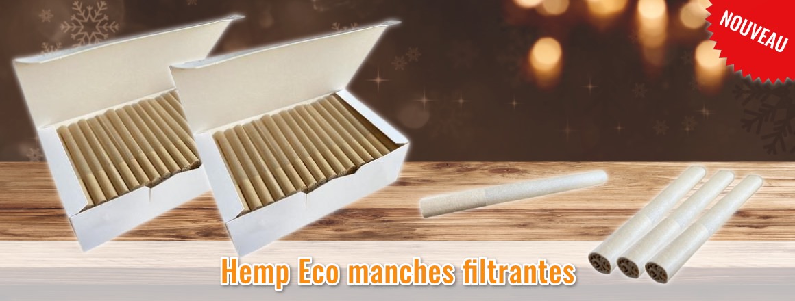 Nouveau - Hemp Eco Manchons filtrants