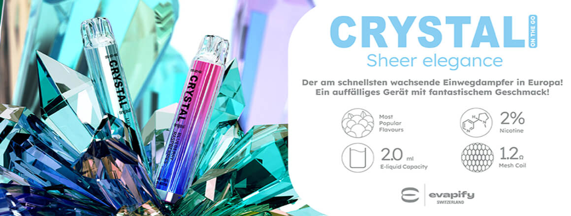 Neu - Crystal Bar Vapes von evapify