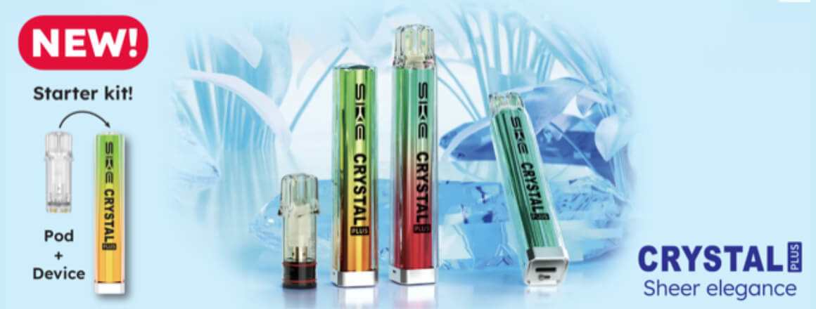 Crystal Plus Vape Starterkit mit gratis Pod