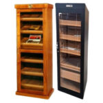Humidor Schränke Braun Schwarz