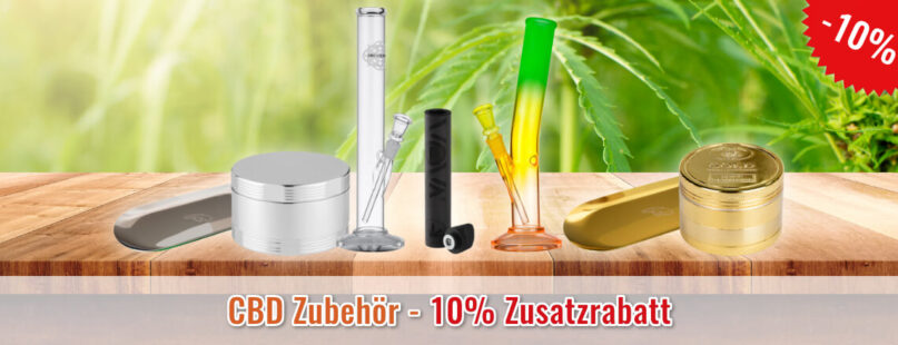 CBD Zubehör - 10% Zusatzrabatt