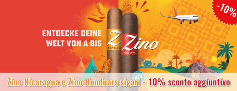 Zino Nicaragua e Zino Honduras Zigarren - 10% sconto aggiuntivo Zino Nicaragua e Zino Honduras Zigarren - 10% sconto aggiuntivo